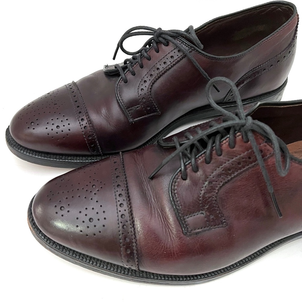 Allen Edmonds Size 11EEE Independence Collection “The Hancock” Burgundy 7677